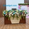 گل مصنوعی برای سالن همایش دانشگاه افسری فارابی ارتش